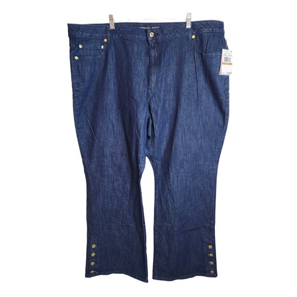 MICHAEL Michael Kors Dark Rinse Wash Jeans, NWT, 24W - Picture 1 of 8